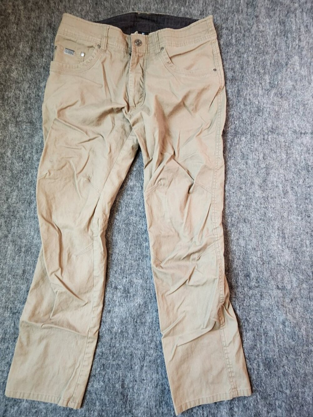 Kühl Free Kanvus Jean Men's 34x30 Vintage Patina Dye Khaki Canvas